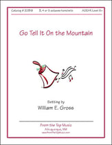 Go Tell it on the Mountain Handbell sheet music cover